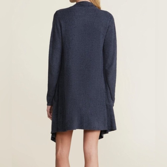 Barefoot Dreams Bamboo CozyChic Lite Indigo Cardigan Sweater Women S/M - Picture 5 of 11